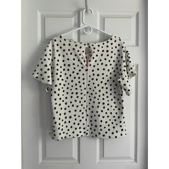 Anthropologie Postmark Polka Dot Top - Picture 2 of 4